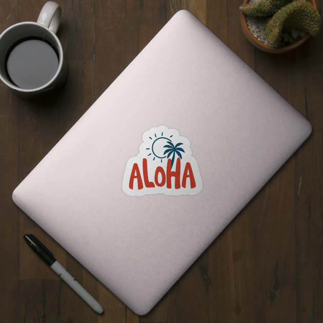 Aloha Summer vacation T-Shirt | Relaxing holiday Tee | Hawaii Shirt Cruise Outfit | Gift idea for Maui Lovers by Indigo Lake